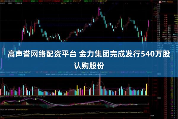 高声誉网络配资平台 金力集团完成发行540万股认购股份